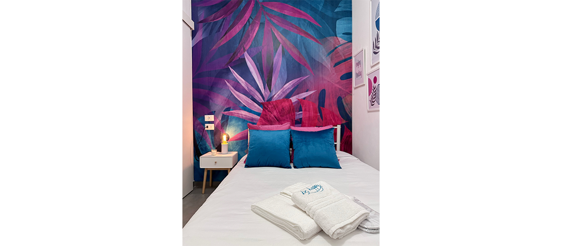 progettazione personalizzata di interni, interior design per un appartamento ad uso turistico a Bologna