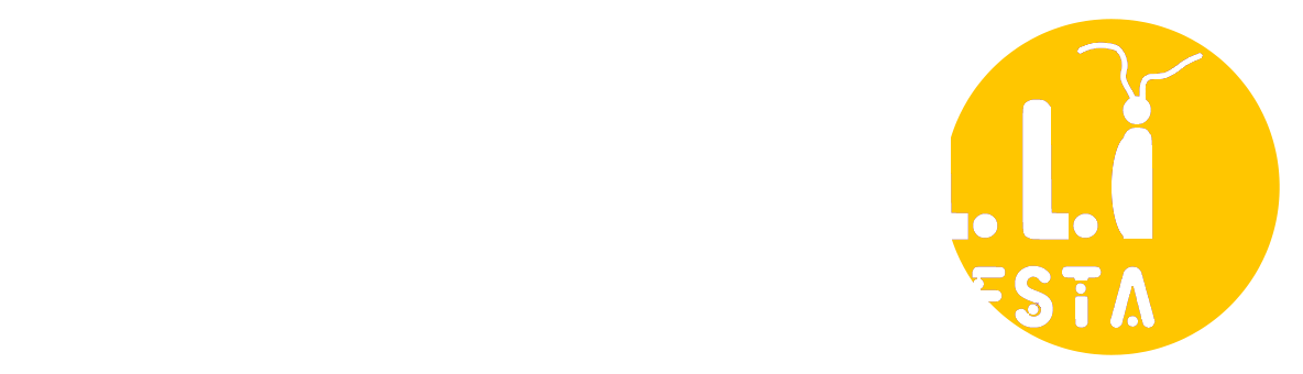 Logo senzagrilliperlatesta in lettering stilizzato, studio di design